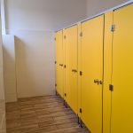 Kabiny systemowe WC prysznicowe HPL ścianki giszetowe LPW